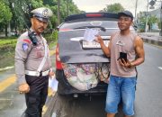 Sat Lantas Polres Takalar Beri Tindakan Tegas Kepada Kendaraan Yang Over Load