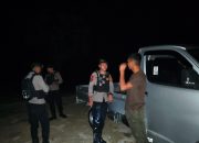Antisipasi Gangguan Kamtibmas dan Penyakit Masyarakat, Satuan Samapta Polres Majene Intensifkan Patroli Malam.