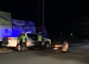 Sat Lantas Polres Sinjai Tingkatkan Patroli Malam di Titik Rawan.
