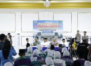 Kapolres Pinrang Hadiri Kegiatan Pelepasan Jamaah Calon Haji Kloter 2 Kabupaten Pinrang