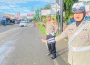 Wujudkan Budaya Tertib Lalu Lintas, Satlantas Polres Sinjai Rutin Laksanakan Gatur Pagi.