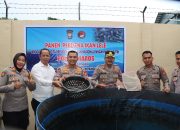 Dukung Ketahanan Pangan Nasional, Polres Maros Sukses Panen Perdana Ikan Lele