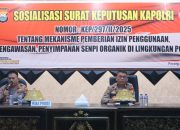 Polres Pinrang Gelar Sosialisasi Mekanisme Penggunaan dan Pengawasan Senpi Organik