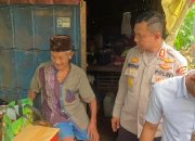 Kapolres Jeneponto Kunjungi Kakek Jumanai yang Hidup Sebatang Kara di Gubuk Reyot