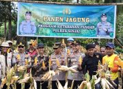 Polres Sinjai Laksanakan Panen Raya Jagung, Wujud Dukung Ketahanan Pangan Nasional.