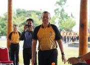 Olahraga rutin Polda Sulbar: Pilar Kebugaran, Jembatan Pelayanan Prima