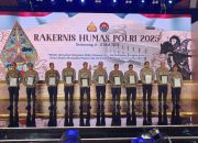Rakernis Humas Polri, Bid Humas Polda Sulbar Catatkan Prestasi