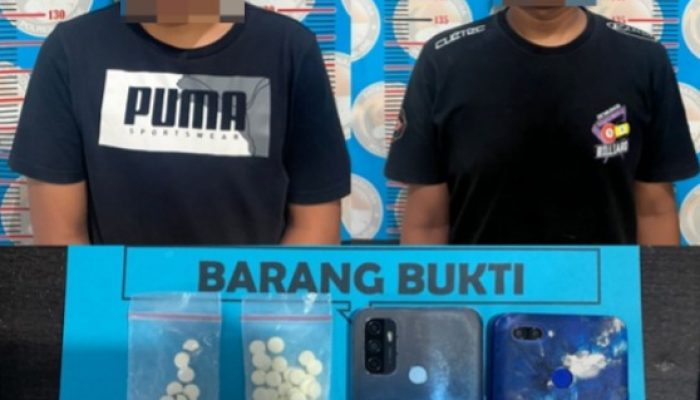 Pengembangan Kasus Penyalahgunaan Obat Terlarang, Sat Res Narkoba Polres Majene Amankan Dua Orang di Kecamatan Campalagian