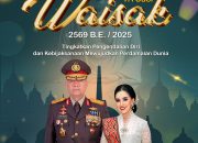 Kapolda Sulbar Sambut Waisak dengan Harapan Perdamaian dan Kemajuan Sulbar