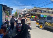 Patroli Kamtibmas, Samapta Polres Majene Sasar Pasar Sentral Majene