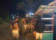 Cegah Penyakit Masyarakat dan Aksi Kriminalitas, Samapta Polres Majene Patroli Malam Sasar Kelurahan Baurung
