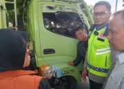 Kapolres Bersama Bupati Gowa Tertibkan Kendaraan Truk di Jalan Poros Pattallassang