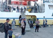 Personel Sat Polair Polres Majene Maksimalkan Pengamanan Pemberangkatan KM. Sabuk Nusantara 93 ke Pelabuhan Silopo