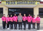 Didampingi Ketua Bhayangkari, Kapolres Toraja Utara Gelar Kunjungan Kerja ke Polsek Sanggalangi’