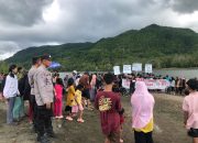 Polri Jamin Keamanan Aksi Damai, Personel Polres Majene Amankan Unjuk Rasa Penolakan Tambang Pasir di Tubo
