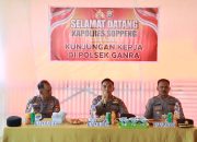 Kapolres Soppeng Laksanakan Kunjungan Kerja ke Polsek Ganra