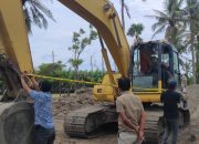 Kembali Polres Jeneponto Segel Tambang Pasir Diduga Ilegal di Dusun Petang, Arungkeke