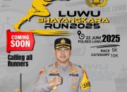 Polres Luwu Siap Gelar “Luwu Bhayangkara Run 2025”, Perkuat Sinergi dan Semangat Hari Bhayangkara