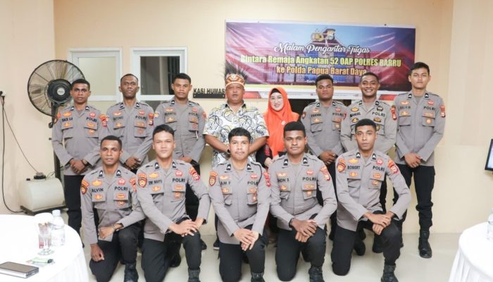 Polres Barru Lepas 11 Bintara Remaja OAP Ke Papua Barat Daya, Ini Pesan AKBP Dodik