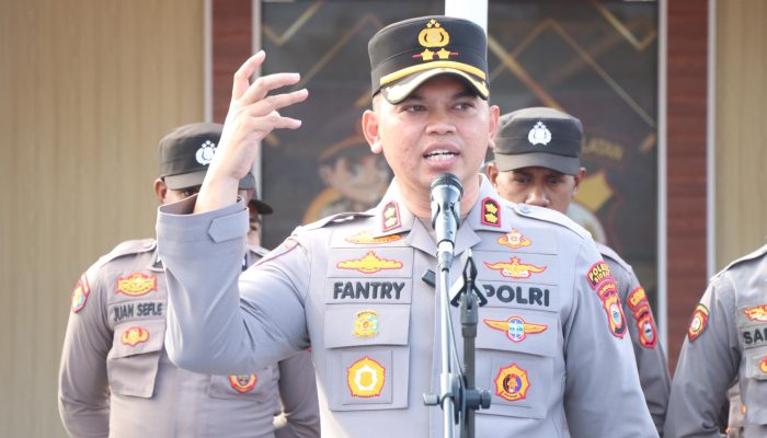 Kapolres Sidrap Pimpin Apel Pelepasan 11 Baja OAP: Simbol Penghargaan dan Harapan Sukses