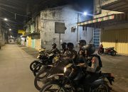 Polres Pelabuhan Makassar Jaga Kamtibmas Hingga Dini Hari