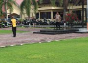 Wakapolres Pinrang Pimpin Apel Pagi, Tekankan Profesionalisme dan Kesehatan Personel