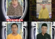 Polres Gowa Amankan Empat Pelaku Peredaran Miras Jenis Ballo dalam Operasi Pekat Lipu 2025