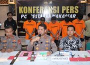 Komplotan Geng Motor asal Gowa Diringkus Jatanras Polrestabes Makassar