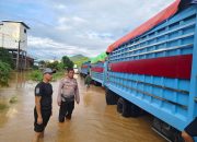 Penanganan Cepat Banjir Larompong, Polres Luwu Pastikan Keselamatan dan Kelancaran Lalu Lintas