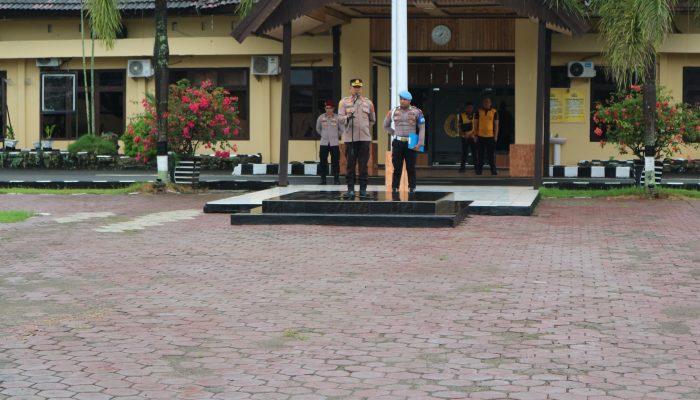 Polres Pinrang Gelar Apel Pagi dan Olahraga Rutin untuk Tingkatkan Kinerja Personel