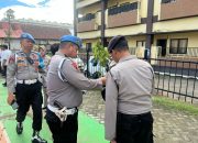 Usai Apel Pagi, Sipropam Polres Gowa Gelar Gaktiblin di Lapangan Griya Bhayangkara