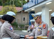 Dirlantas Polda Sulbar Ganjar Penghargaan Personel Yang Berprestasi