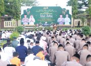 Kapolda Sulsel Laksanakan Sholat Idul Adha Bersama Personel dan Masyarakat di Mapolda Sulsel
