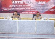 Kapolrestabes Makassar Pimpin Latihan Pra Operasi Antik Lipu 2025