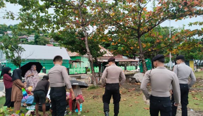 Satuan Samapta Polres Majene Rutin Laksanakan Patroli Kamtibmas di Terminal dan Tempat Kerumunan Warga