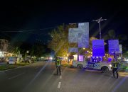 Cegah Pelanggaran Lalu Lintas dan Balap Liar, Satlantas Polres Majene Gelar Patroli Blue Light
