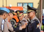 Polres Maros Gelar Sertijab Lima Pejabat Utama