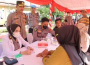 Semarak HUT Bhayangkara ke-79, Polres Maros Gandeng Ormas, Mahasiswa Dan Pemuda Gelar Pengobatan Massal dan Bakti Sosial