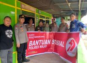 Sambut Hari Bhayangkara ke-79, Polres Wajo Bagikan Sembako kepada Warga Kurang Mampu