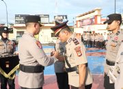 Kapolres Sidrap Pimpin Sertijab Kapolsek Maritengngae dan Tellu Limpoe, Tanda Penyegaran Organisasi