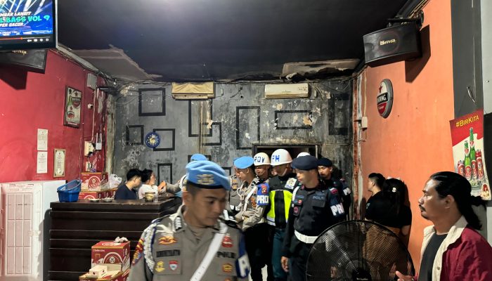 Sidak Gabungan di THM Mamuju: Waspada Pelanggaran Disiplin, Jaga Ketertiban Umum