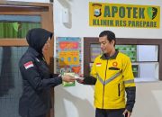 Bakti Kesehatan Polres Parepare, Pemeriksaan Gratis untuk Driver Ojek Online Sambut Hari Bhayangkara ke-79