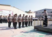 Polres Gowa Gelar Sertijab Kasat dan Kapolsek, Kapolres Pimpin Langsung Prosesi