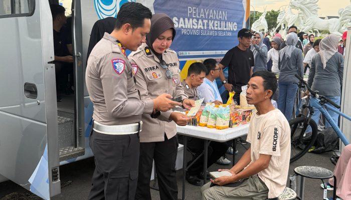 Mudahkan Masyarakat, Ditlantas Polda Sulsel Hadirkan SIM Keliling dan Samsat Keliling di CPI