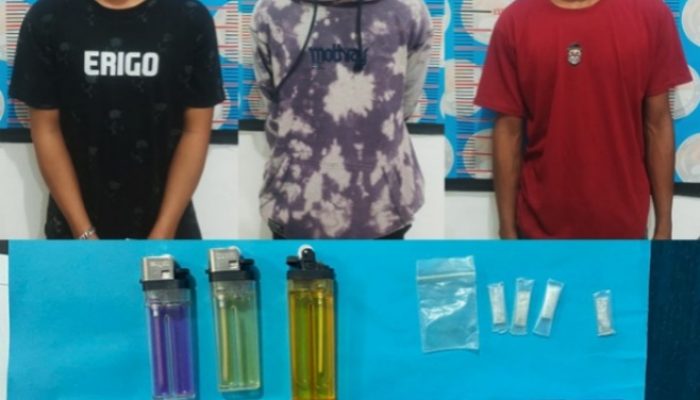 Tiga Pria Diamankan Satresnarkoba Polres Majene Terkait Penyalahgunaan Narkoba Jenis Sabu