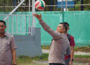 Semarakkan HUT Bhayangkara ke-79, Polres Maros Menggelar Turnamen Bola Voli U-20