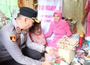 Anjangsana Ke Warga Yang Kurang Mampu, Kapolres Berikan Tali Asih dan Motivasi