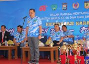 Peringati HUT Bhayangkara dan Hari Jadi Maros, Polres Maros dan Pemkab Maros Kolaborasi Gelar Turnamen Karate Inkanas