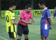 Olahraga Minisoccer Pererat Soliditas Personel Polda Sulbar dalam Peringatan HUT Bhayangkara ke-79