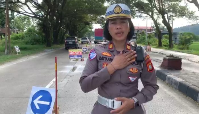 Jalan Poros Barru-Parepare Sedang dalam Perbaikan, Ini Himbauan Kasat Lantas Polres Barru